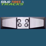 20" 500mm Chain-On Rubber Pad - Heavy Duty