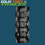 400x86x52 CTL Rubber Track - Block Pattern