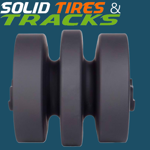 87480419 Case Triple Flange Bottom Roller