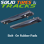 850 mm Bolt-On Rubber Pad 216mm Pitch - Heavy Duty
